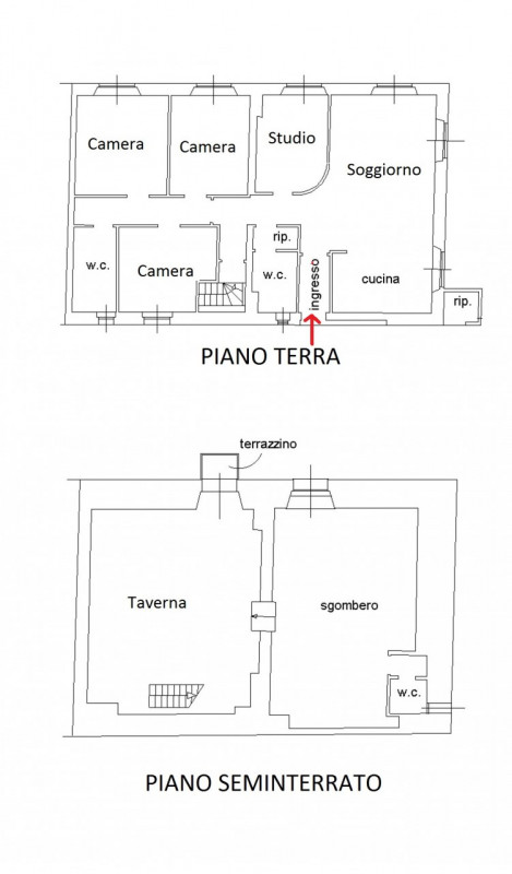 Immagine 26 di Casa bifamiliare in vendita  in via Guerazzi a Sinalunga