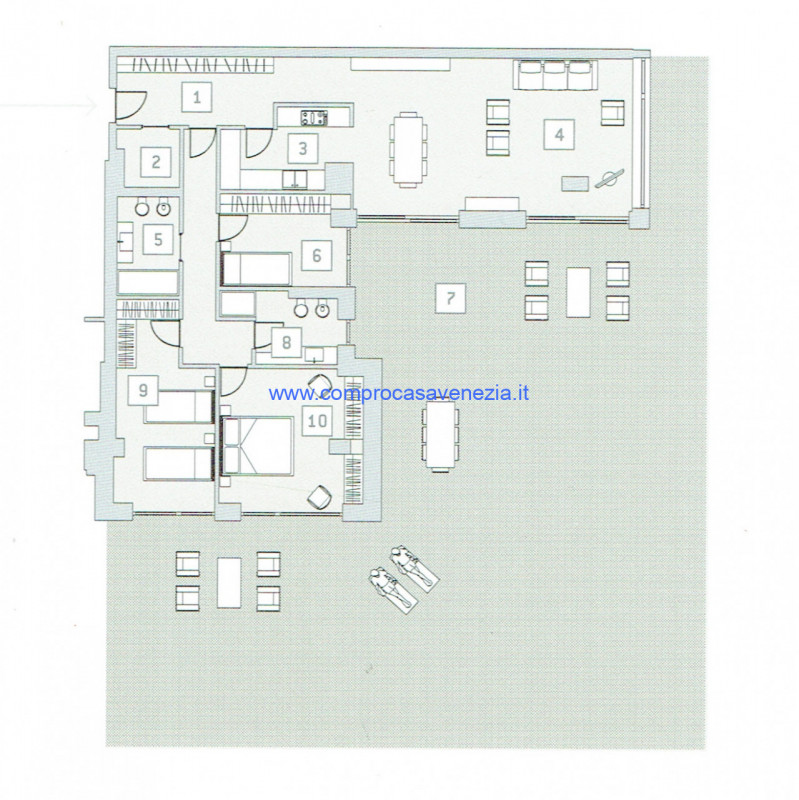 Immagine 10 di Appartamento in vendita  in QUERINI a Venezia