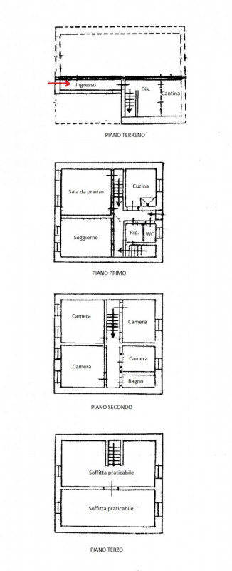 Immagine 31 di Villetta a schiera in vendita  in via Matteotti a Lucignano