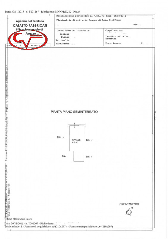 Immagine 28 di Casa quadrifamiliare in vendita  in via Roma a Loro Ciuffenna