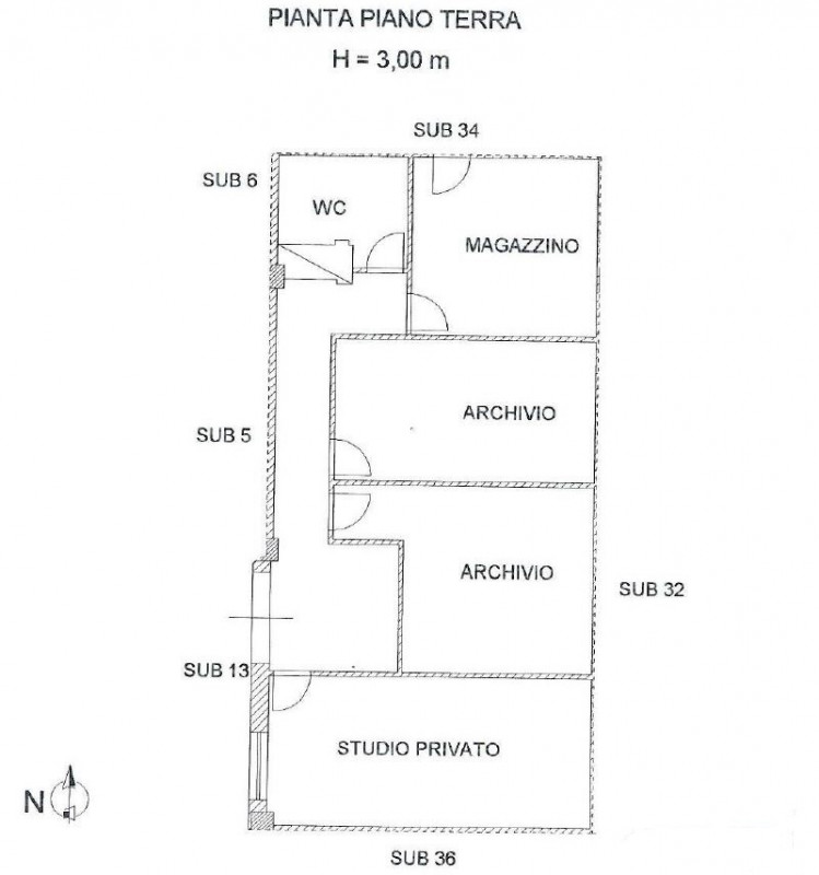 Immagine 7 di Ufficio in vendita  a Loro Ciuffenna