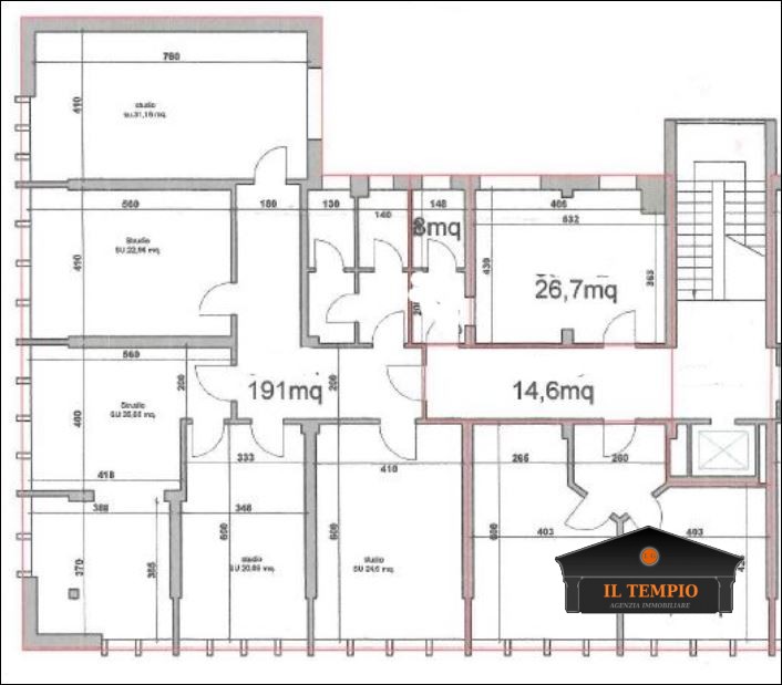 Immagine 11 di Ufficio in affitto  in san felice a Vicenza