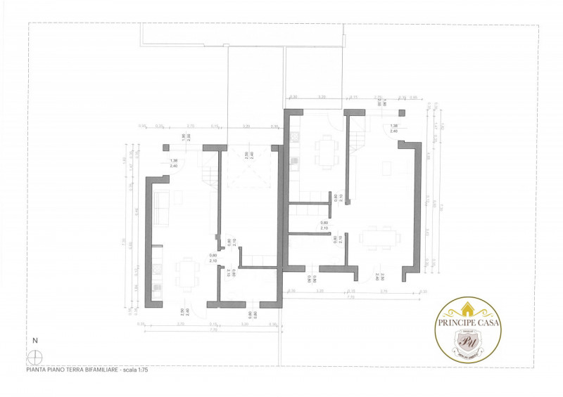 Immagine 9 di Casa bifamiliare in vendita  in Via principe umbero a Sant'elena