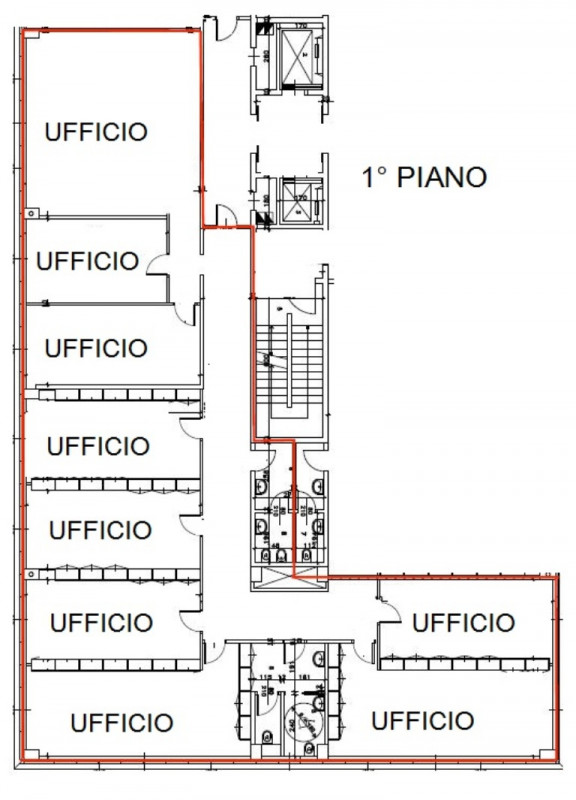 Immagine 23 di Ufficio in affitto  in VIA BURONA a Vimodrone