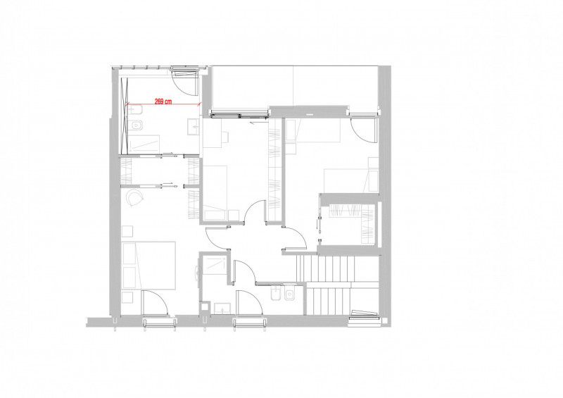 Immagine 10 di Attico in vendita  in Via Cazzaro a Castelfranco Veneto