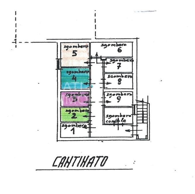 Immagine 13 di Villetta a schiera in vendita  in viale Trebaci a Riccione