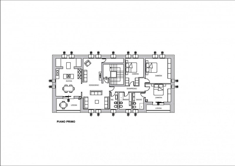 Immagine 11 di Attico in vendita  a Montebelluna