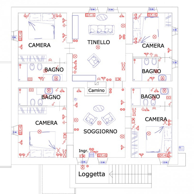 Immagine 35 di Rustico / casale in vendita  in Località Pischiello a Passignano Sul Trasimeno