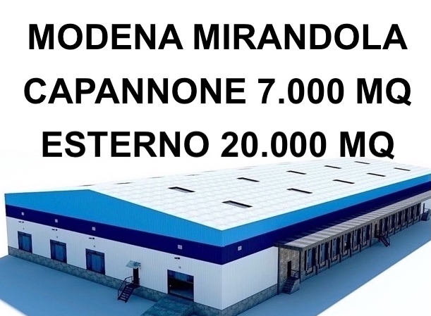 Immagine 1 di Capannone industriale in vendita  in VIA 25 APRILE a Mirandola