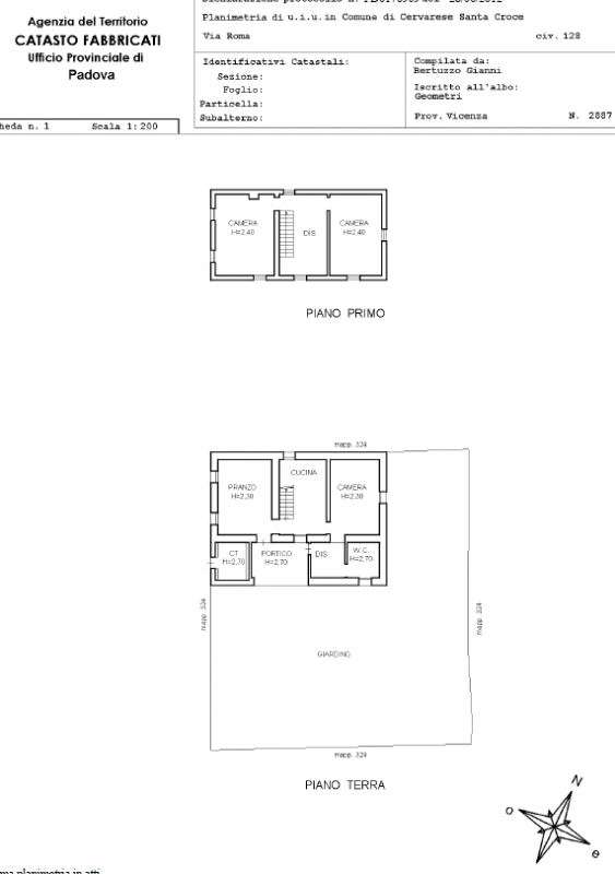 Immagine 7 di Casa indipendente in vendita  in Via Roma a Cervarese Santa Croce