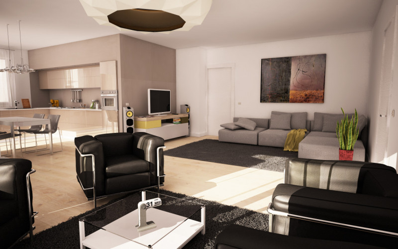 Immagine 2 di Appartamento in vendita  in via puccini a Montegrotto Terme