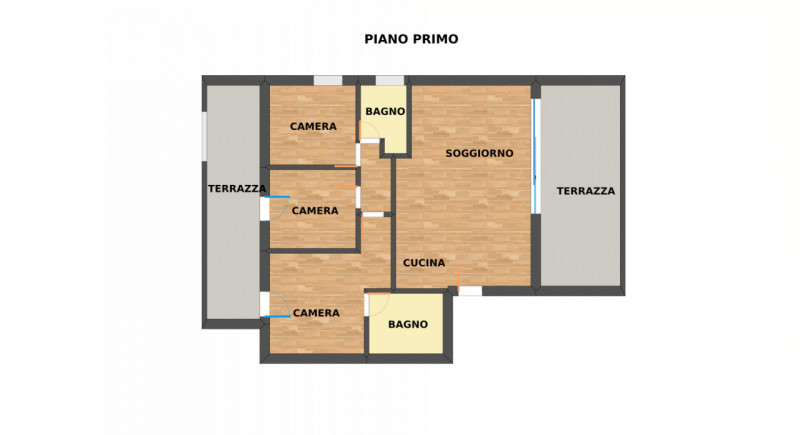 Immagine 4 di Appartamento in vendita  in via puccini a Montegrotto Terme