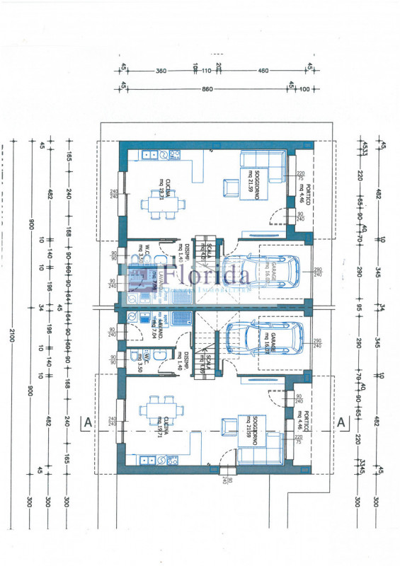 Immagine 2 di Casa bifamiliare in vendita  in Via Palladio a Loreggia