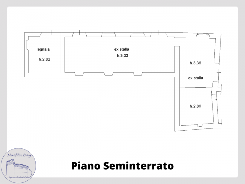 Immagine 36 di Rustico / casale in vendita  in Località Ca' Bacchio a Pietrarubbia