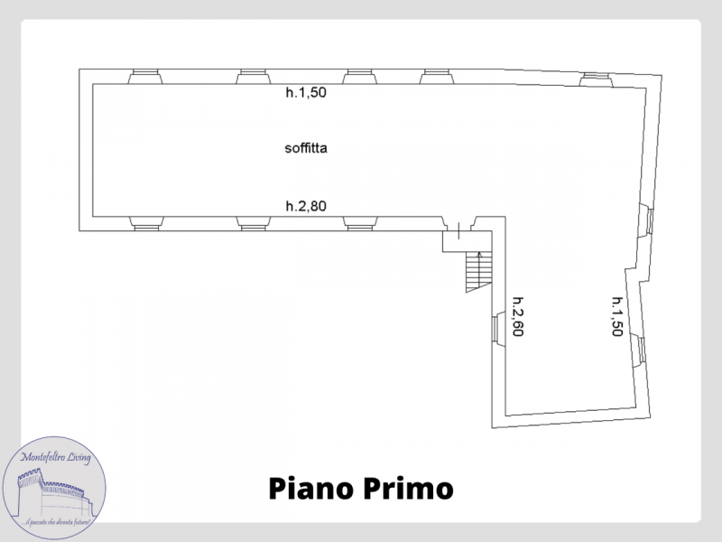 Immagine 38 di Rustico / casale in vendita  in Località Ca' Bacchio a Pietrarubbia