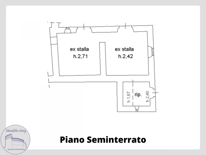 Immagine 39 di Rustico / casale in vendita  in Località Ca' Bacchio a Pietrarubbia