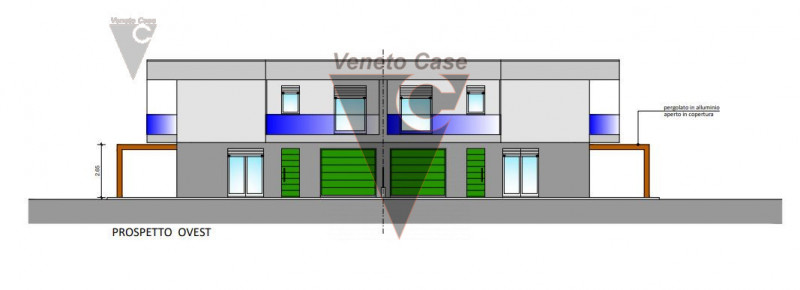 Immagine 1 di Casa bifamiliare in vendita  in Via Gorizia a Saonara