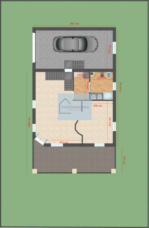 Immagine 2 di Villa in vendita  in Via Cerchia a Forli'