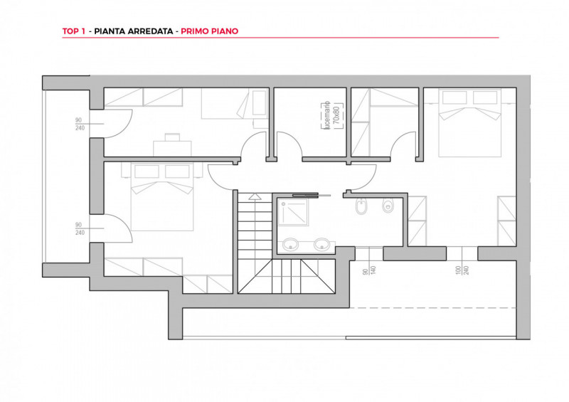 Immagine 7 di Casa trifamiliare in vendita  in via Giovanni Falcone a Vigodarzere