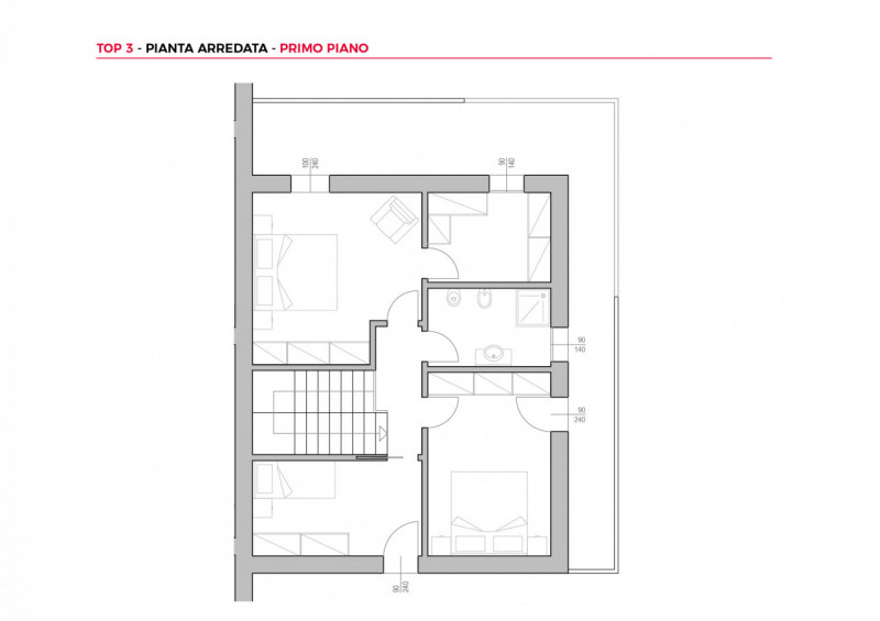 Immagine 7 di Casa trifamiliare in vendita  in via Giovanni Falcone a Vigodarzere