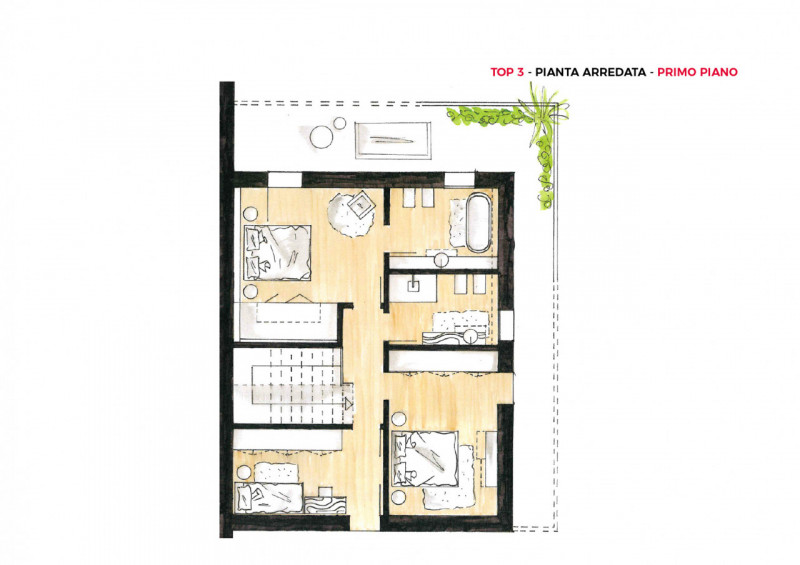 Immagine 9 di Casa trifamiliare in vendita  in via Giovanni Falcone a Vigodarzere