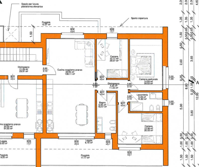 Immagine 21 di Appartamento in vendita  in Via Verdi a Trebaseleghe