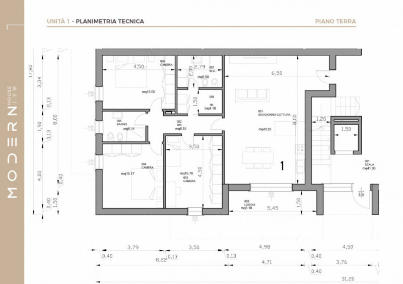 Immagine 16 di Appartamento in vendita  in don alessandro dittadi a Vigodarzere