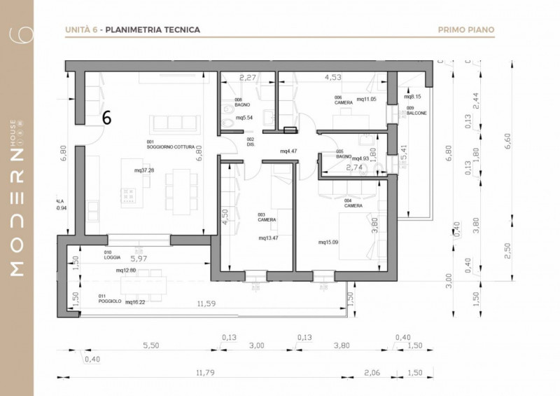 Immagine 14 di Appartamento in vendita  in don alessandro dittadi a Vigodarzere