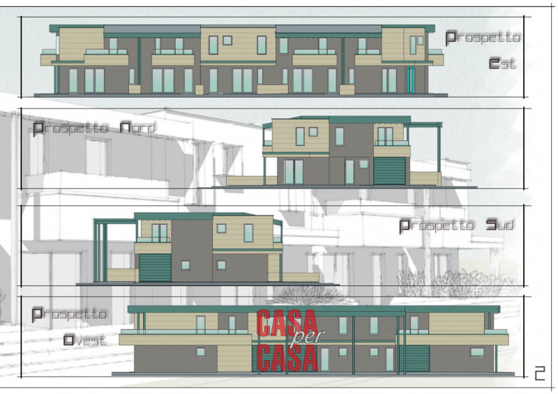 Immagine 4 di Casa bifamiliare in vendita  a Pernumia