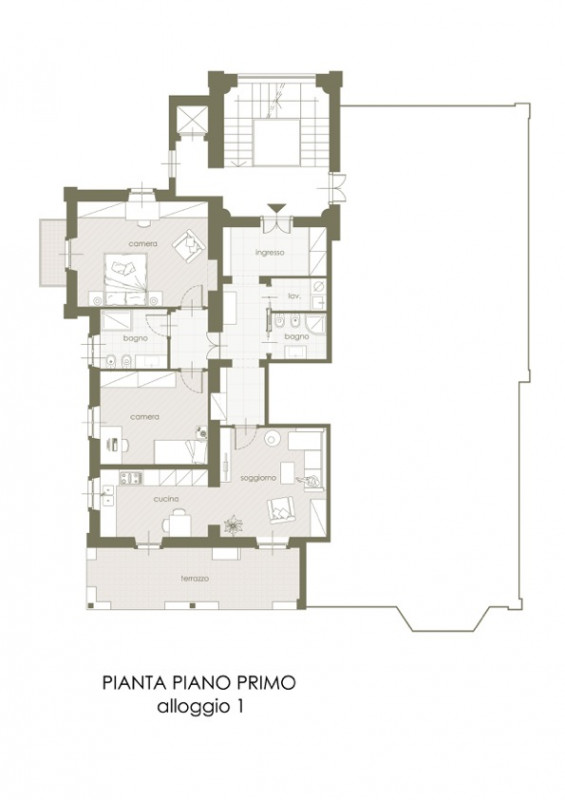 Immagine 26 di Appartamento in vendita  in Corso Torino 163 a Rivarolo Canavese