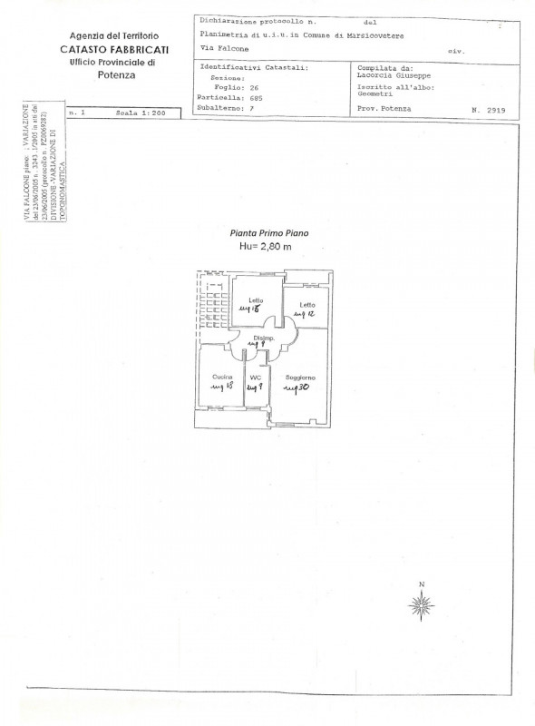 Immagine 6 di Appartamento in affitto  in Via G.Falcone a Marsicovetere