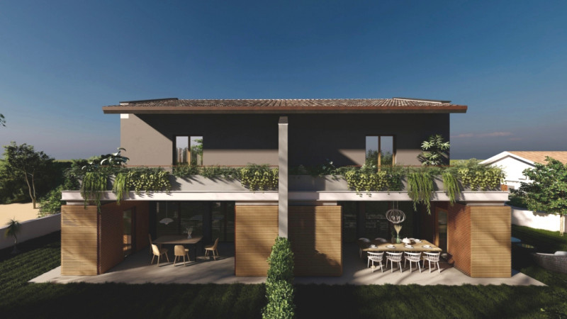 Immagine 8 di Casa bifamiliare in vendita  a Torrile