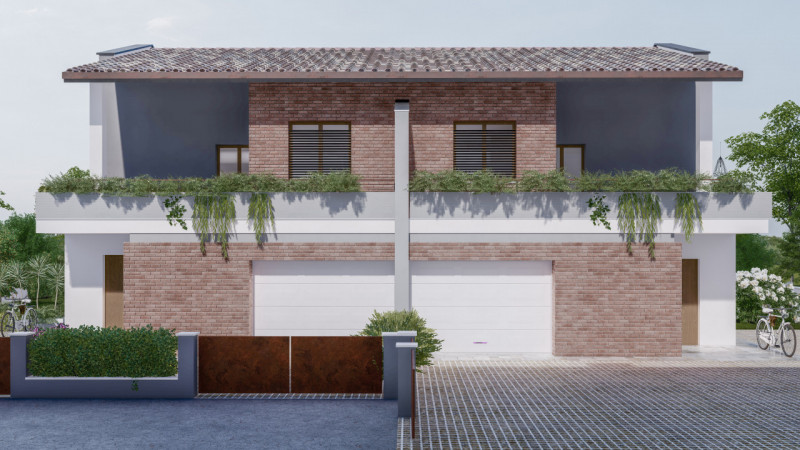 Immagine 10 di Casa bifamiliare in vendita  a Torrile