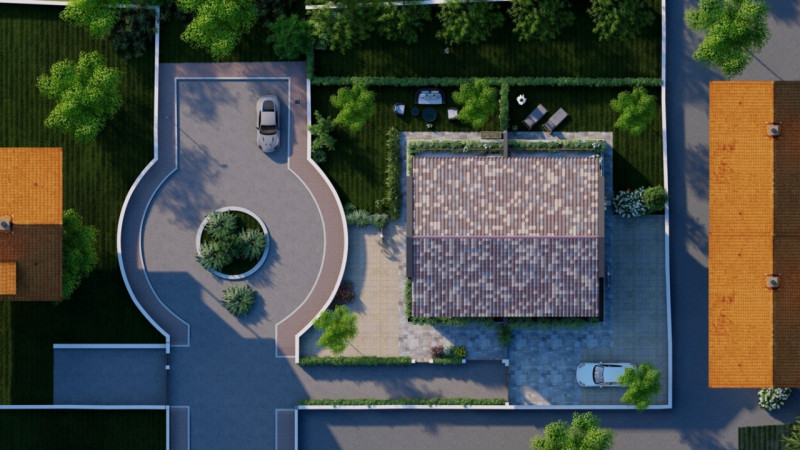 Immagine 11 di Casa bifamiliare in vendita  a Torrile