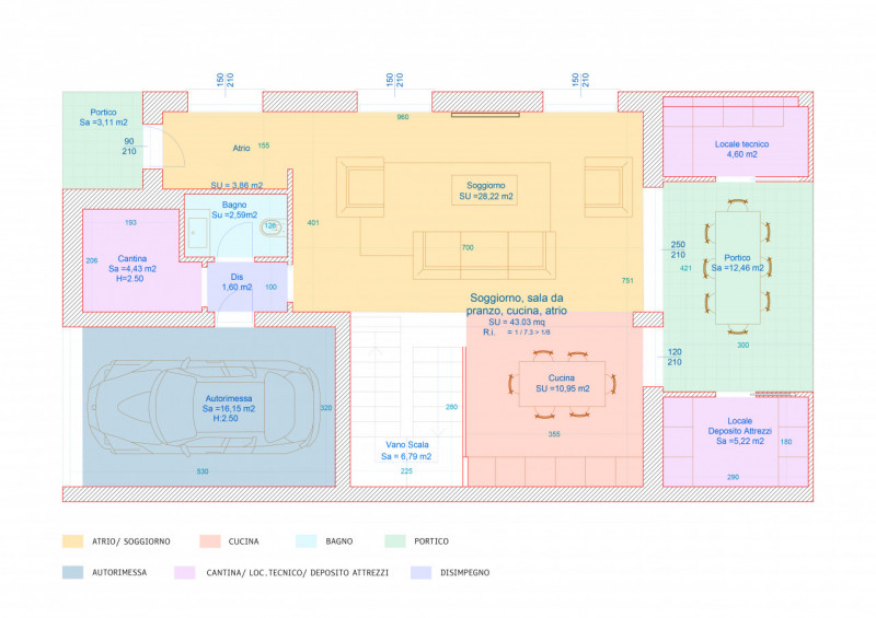 Immagine 12 di Casa bifamiliare in vendita  a Torrile