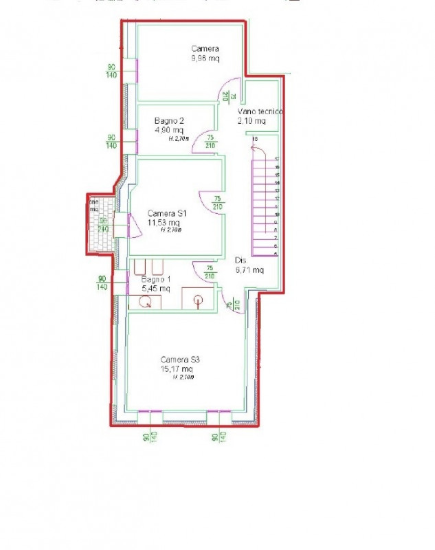Immagine 15 di Casa bifamiliare in vendita  a Treviso