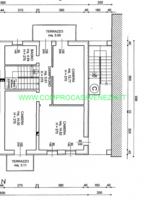 Immagine 5 di Casa bifamiliare in vendita  in VIA VILLABONA a Venezia