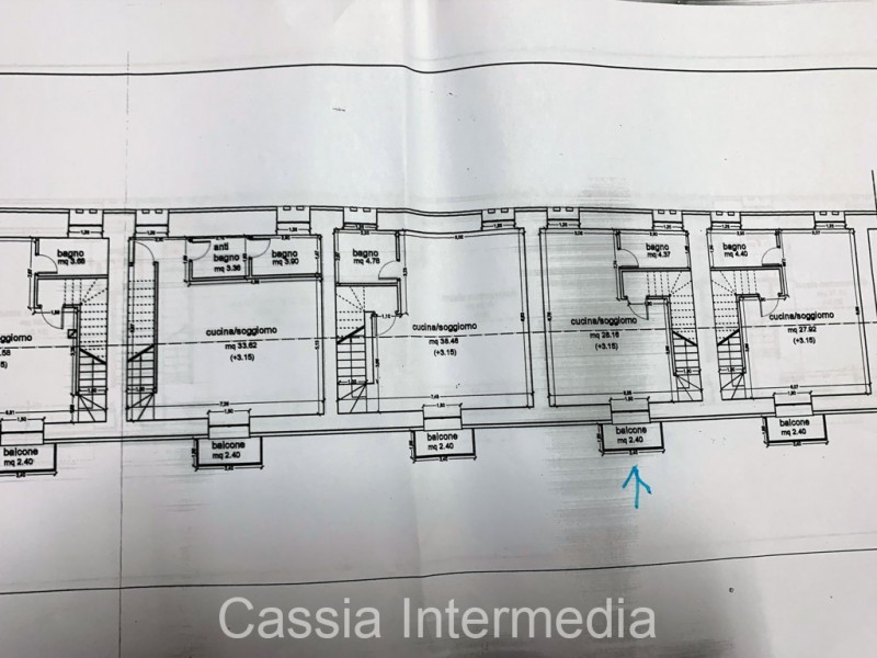 Immagine 13 di Villetta a schiera in vendita  in Via Civita Castellana 39 a Castel Sant'elia