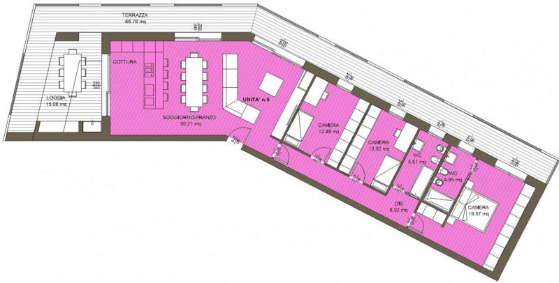 Immagine 10 di Attico in vendita  a Selvazzano Dentro