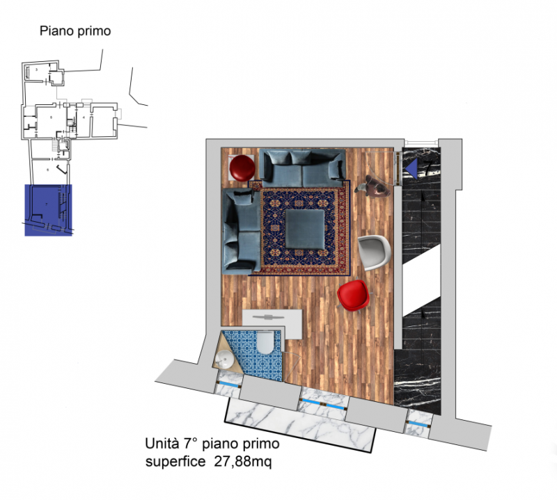 Immagine 4 di Casa indipendente in vendita  in via dogali e saati 10 a Noto