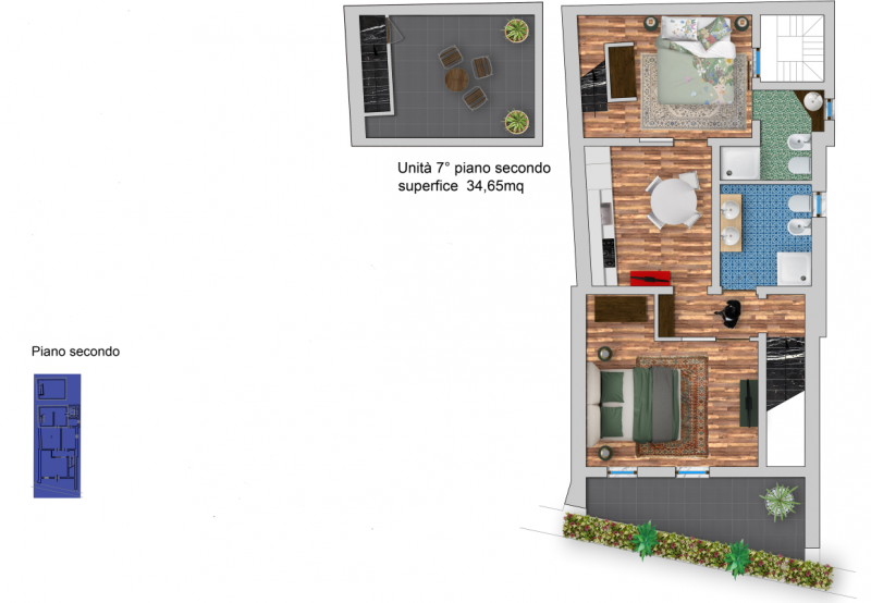 Immagine 5 di Casa indipendente in vendita  in via dogali e saati 10 a Noto