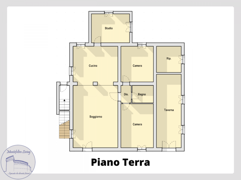 Immagine 29 di Casa indipendente in vendita  in località Castelcavallino a Urbino