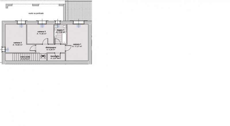 Immagine 14 di Villetta a schiera in vendita  in VIA BOSCO PASTO' a Padova