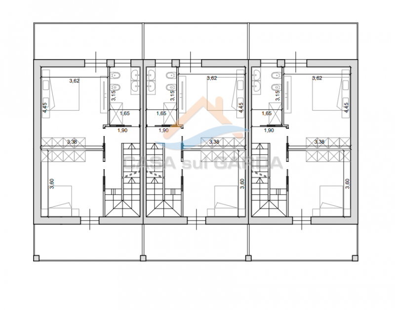 Immagine 9 di Villetta a schiera in vendita  in VIA SPOSETTI a Desenzano Del Garda