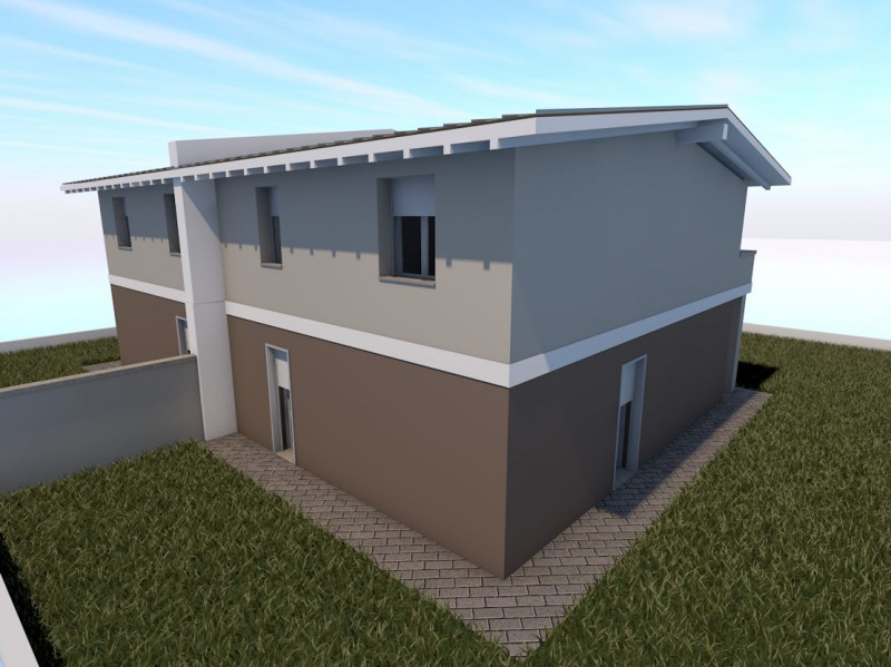 Immagine 3 di Casa bifamiliare in vendita  a Pegognaga