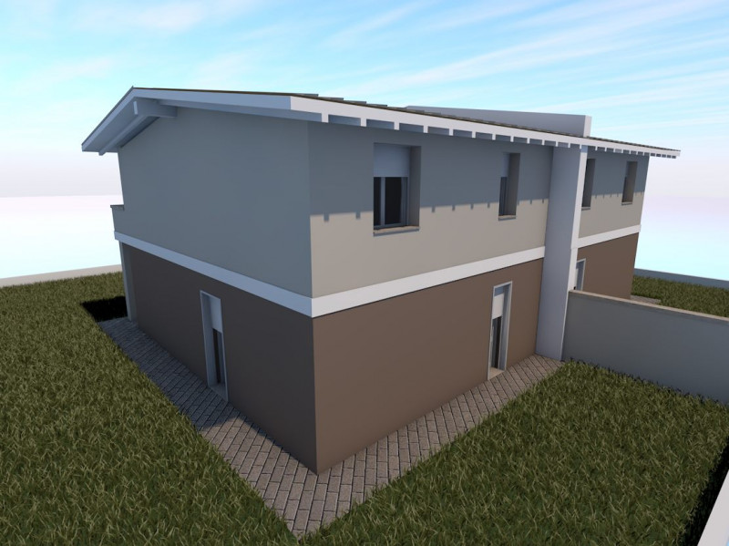 Immagine 4 di Casa bifamiliare in vendita  a Pegognaga