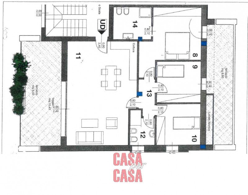 Immagine 22 di Appartamento in vendita  in Via Vincenzo Bellini a Montegrotto Terme