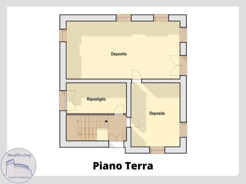 Immagine 17 di Casa bifamiliare in vendita  in via Ca' Ivano a Pietrarubbia