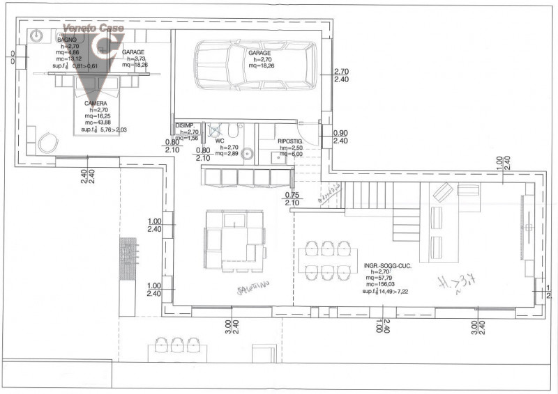 Immagine 5 di Casa indipendente in vendita  a Saonara