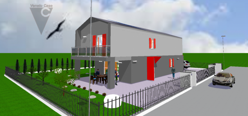 Immagine 2 di Villa in vendita  in Via Mazzini a Saonara